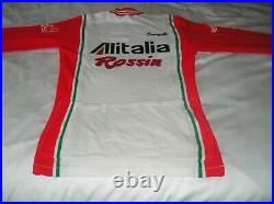 ROSSIN ALITALIA CAMPAGNOLO VINTAGE RETRO LONG SLEEVE JERSEY. Free UK delivery
