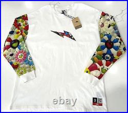RTFKT Clone X White Murakami Flower Long Sleeve Shirt CloneX QR Nike Wearables