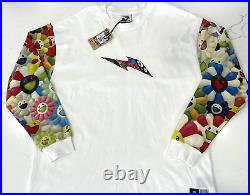 RTFKT Clone X White Murakami Flower Long Sleeve Shirt CloneX QR Nike Wearables