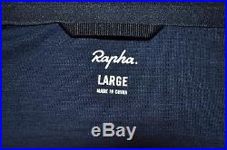Rapha BREVET Long Sleeve Jersey Dark Navy Blue Size L BNWT