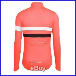 Rapha Brevet Cycling Jersey Long Sleeved Coral Sizes Medium & Large BNWT