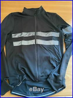 Rapha Brevet Long Sleeve Black Cycling Jersey Wool Polyester Blend XL Bnwotags