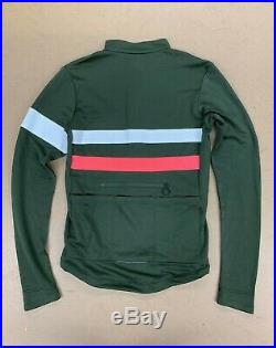 Rapha Brevet Long Sleeve Jersey Green Size Small New with Tags