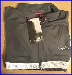 Rapha Brevet Long Sleeve Windblock Jersey Grey Large BNWT