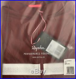 Rapha Brevet Long Sleeve Windblock Jersey Red Medium Brand New With Tag