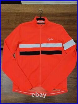 Rapha Brevet Long Sleeved Jersey in Coral, Large Rare Colour Great Condition