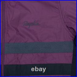 Rapha Brevet Windblock jersey long sleeve S Purple Dark Navy