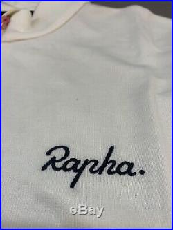 Rapha Classic Long Sleeve Climbs Jersey White Black Medium Brand New With Tag