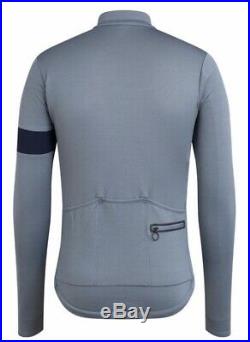 Rapha Classic Long Sleeve Jersey II Grey Blue Size M