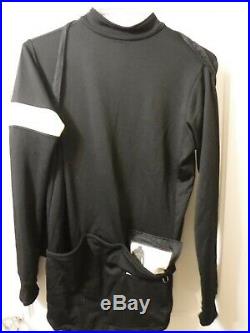 Rapha Classic Long Sleeve Jersey With Upside Down Logo Musette Bag W Pin XL
