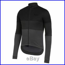 Rapha Classic Long Sleeve Tricolour Jersey BNWT Size XXL in Black/Grey
