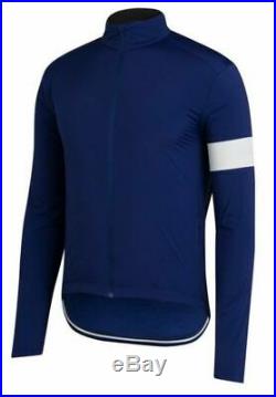 Rapha Classic WindBlock Winter Long Sleeve Navy Blue Cycling Jersey BNIB Sz Med