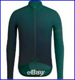 Rapha Cycling Pro Team Long Sleeve Thermal Jersey Green Size S