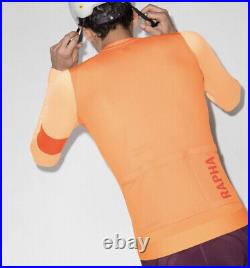 Rapha Cycling Pro Team Training Jersey Orange Size Large RCC