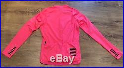 Rapha High Vis Pink Pro Team Long Sleeve Midweight Jersey. Size Small. BNWT