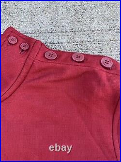 Rapha Lombardia Long Sleeve Merino Wool Jersey Medium Rare