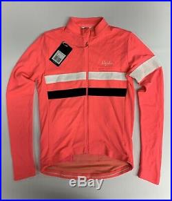 Rapha Long Sleeve Brevet Jersey Pink Size Medium New with Tags