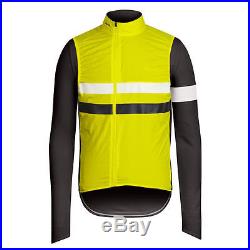 Rapha Long Sleeve Brevet Jersey (grey) and Gillet (yellow) L/S Size XXL BNWT
