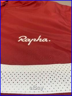 Rapha Long Sleeve Brevet Windblock Jersey Red Large Brand New With Tag