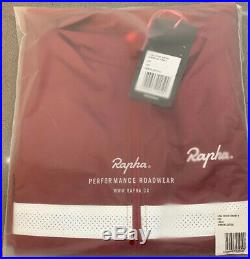 Rapha Long Sleeve Brevet Windblock Jersey Red Large Brand New With Tag