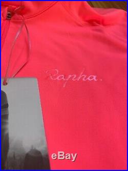 Rapha Long Sleeve Core Jersey High Vis Pink Brand New With Tag Medium