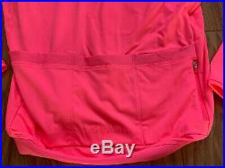 Rapha Long Sleeve Core Jersey High Vis Pink Large Brand New With Tag