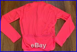 Rapha Long Sleeve Core Jersey High Vis Pink Medium Brand New With Tag