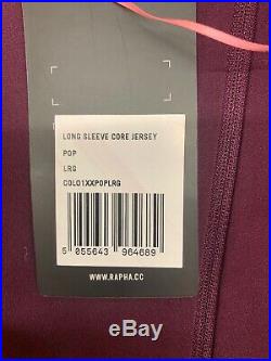 Rapha Long Sleeve Core Jersey Plum Large Brand New With Tag