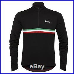 Rapha Long Sleeve Country Cycling Jersey Italy Black Size Large BNWT RARE