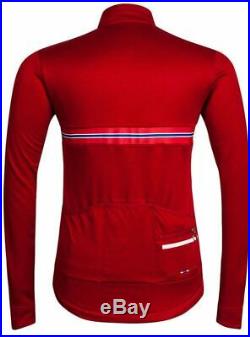 Rapha Long Sleeve Country Jersey Norway BNWT Size XL in Red Brand New 2013 Rare