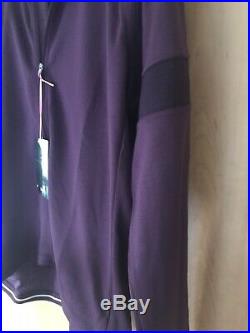 Rapha Long Sleeve Full Zip Burgundy Jersey BNWT Size X-Large