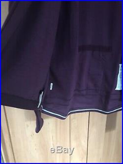 Rapha Long Sleeve Full Zip Burgundy Jersey BNWT Size X-Large