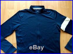 Rapha Long Sleeve Merino Wool Cycling Jersey Blue Marco Pantani Size L New