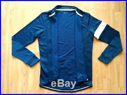 Rapha Long Sleeve Merino Wool Cycling Jersey Blue Marco Pantani Size L New