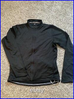 Rapha Men's BLACK Long Sleeve Jersey X-Large MINT Wool