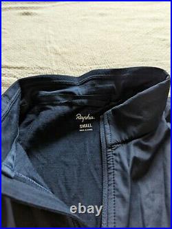 Rapha Men's Brevet Long Sleeve Windblock Jersey, dark blue, size small