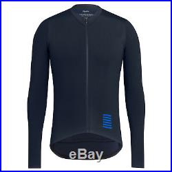 Rapha Men's Cycling Jersey Long Sleeve Aero XXL Pro Team RCC Navy Blue New RARE