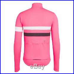 Rapha Men's Cycling Jersey XS M L XL XXL Brevet Long Sleeve Pink Hi-Vis RCC NEW