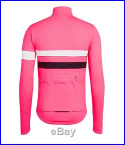 Rapha Men's Long Sleeve Brevet Jersey Size Large High Vis Pink