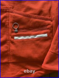 Rapha Men's Long Sleeve Classic Jersey Size Large Coral Merino Sport Wool