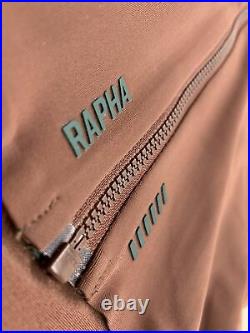Rapha Men's Pro Team Long Sleeve Aero Jersey Brown Dark Green Medium New Tag