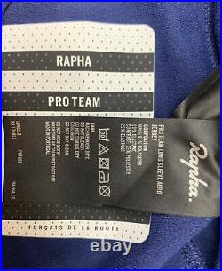 Rapha Men's Pro Team Long Sleeve Aero Jersey Navy Size Medium New With Tag