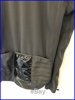 Rapha Men's Pro Team Softshell Long Sleeve Cycling Jacket Dark grey size large