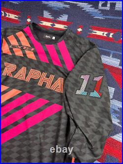 Rapha Men's Super Cross Pro Team Jersey Long Sleeve Rut Shirt Racing Warm Up L