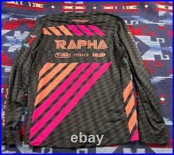 Rapha Men's Super Cross Pro Team Jersey Long Sleeve Rut Shirt Racing Warm Up L