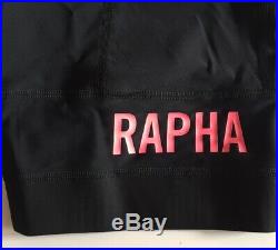 Rapha PRO TEAM Lightweight Bib Black/Hi-Viz Pink BNWT Size L / Long