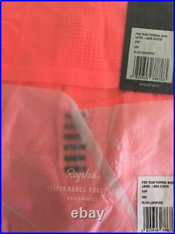 Rapha PRO TEAM Long Sleeve Thermal Base Layer High-Viz Pink BNWT Size L