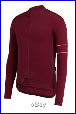 Rapha PRO TEAM Long Sleeve Thermal Jersey Dark Red BNWT Size M