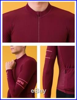 Rapha PRO TEAM Long Sleeve Thermal Jersey Dark Red BNWT Size M