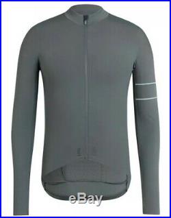 Rapha PRO TEAM Long Sleeve Thermal Jersey Green Grey BNWT Size L
